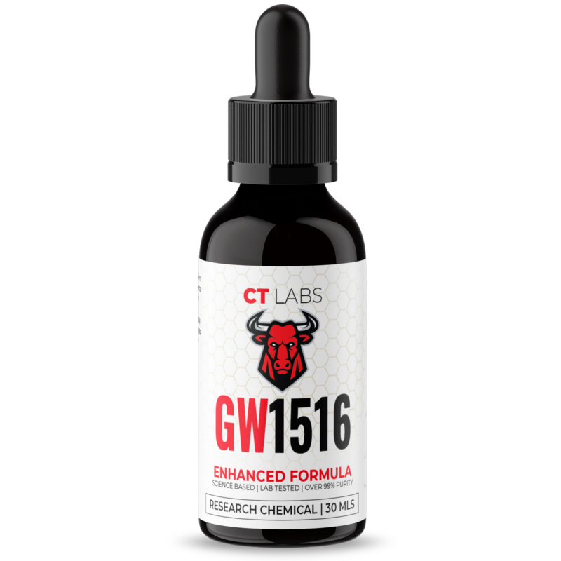 Liquid GW1516 black bottle front 30 ml