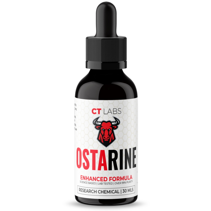 Liquid Ostarine black bottle front 30 ml