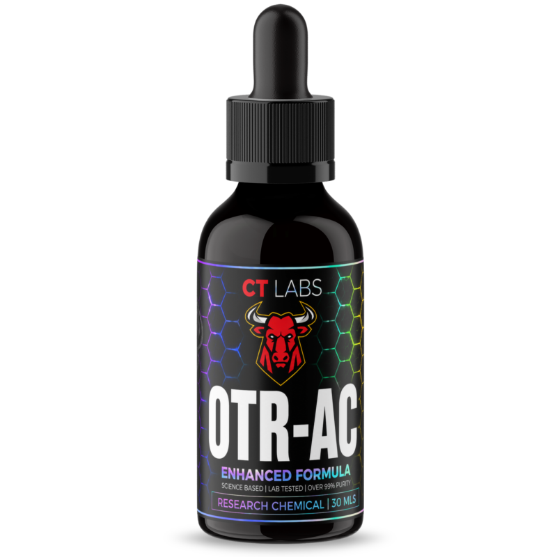 Liquid OTR-AC black bottle Front 30 ml - Holo